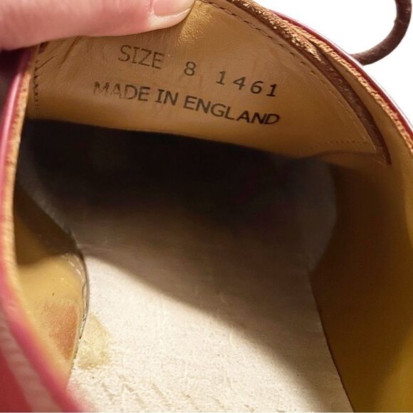 Doc Martens 1461 oxblood Made in England size 8 - Picture 7 of 7